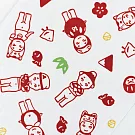 Sonny Angel x KAMAWANU 手工純棉日式萬用紗布巾   福運滿滿