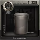 Keith 鎧斯鈦銀河雙層保溫杯 220ml / Ti3312.純鈦水杯 鈦咖啡杯 隔熱鈦杯 雙層露營杯 保溫馬克杯