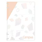 KOKUYO 礦石限定Campus 2x2薄型4孔活頁夾(限定)- 粉