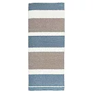 【日本丸真】日本製ima Linea 立體條紋吸水毛巾  藍