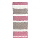 【日本丸真】日本製ima Linea 立體條紋吸水迷你浴巾  粉