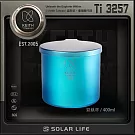 Keith 鎧斯鈦 CC炫彩鈦杯 400ml.純鈦杯子 登山鈦杯 鈦馬克杯 露營提耳杯 手把露營杯 翡翠青