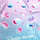 【日本丸真】Sun Heart 100公分可扣式吸水浴巾 炫彩貝殼 炫彩貝殼