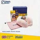 【Travel Blue 藍旅】 頸枕舒適禮盒 高級慢回彈記憶棉 機場免稅同款 U型枕 護頸枕 旅行頸枕_保固24月 粉色禮盒