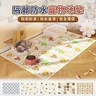 【EZlife】PVC防水寵物地墊(60x40cm) 照片牆