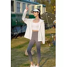 翡冷翠文創藝術防曬涼感外套-套頭款｜ L 白(M-XL)