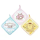 【日本丸真】三麗鷗 掛繩小方巾三入組  蓬鬆可愛 蓬鬆可愛