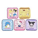 【日本丸真】三麗鷗 迷你小方巾五入組  繽紛軟糖 繽紛軟糖