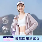 翡冷翠文創機能防曬涼感外套-束腰款(L-XL) L 淺紫