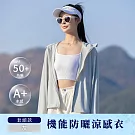 翡冷翠文創機能防曬涼感外套-套頭款(M-XL) L 灰
