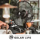 樂活不露 12吋360度靜音型工業風扇.工業用桌扇 露營電扇 戶外電風扇 帳篷風扇 靜音電扇 夜幕黑