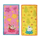 【日本丸真】Moomin 口袋小毛巾二入組 繽紛花朵 繽紛花朵