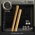 Keith 鎧斯鈦彩鈦圓形鈦筷 23.5cm / Ti5661 Ti5662 Ti5663 Ti5664.彩鈦筷子 純鈦圓筷 輕量環保筷 鈦餐具 隨身環保餐具 Ti5663 (金)