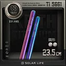 Keith 鎧斯鈦彩鈦圓形鈦筷 23.5cm / Ti5661 Ti5662 Ti5663 Ti5664.彩鈦筷子 純鈦圓筷 輕量環保筷 鈦餐具 隨身環保餐具 Ti5661 (幻彩)