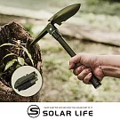 Solar Life 索樂生活 多功能折疊工兵鏟工具套組.折疊鏟子 園藝鏟 摺疊鐵鍬 折疊鋤頭 挖土鏟