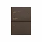 【日本HIGHTIDE】2026 方格週記事手帳B6 ‧ 韋爾特/咖啡色