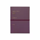 【日本HIGHTIDE】2026 方格週記事手帳B6 ‧ 韋爾特/紫色