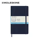 MOLESKINE 經典軟皮筆記本 -  L型/ 點格/ 藍