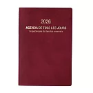 【日本Mark’s】2026 直式週記事手帳B6變型 ‧ 經典巴黎/波爾多紅