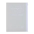 【日本Mark’s】2026 橫式週記事收納手帳B6變型 ‧ Storage.it/白色