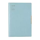 【日本Mark’s】2026 橫式週記事手帳B6變型 ‧ 金屬邊角/藍色