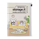 【日本Mark’s】2026 月記事收納手帳B6變型 ‧ Brunch Brother/悠閒