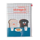 【日本Mark’s】2026 月記事收納手帳A5 ‧ Brunch Brother/吐司