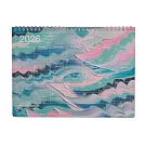 【日本Mark’s】2026 月曆型記事手帳M (B5變型) ‧ 岡村芳樹/Summer wave