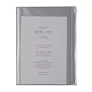 【日本Mark’s】2026 EDiT直式週記事收納手帳Semi A5 ‧ 銀色