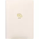 【日本LABCLIP】2026 橫式週記事手帳B6 ‧ Minuet貓貓/白色