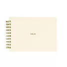 【日本LABCLIP】2026 SKETCH繪圖本週記事手帳A6 ‧ 奶油白