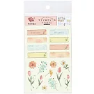 【日本LABCLIP】Life Log 手帳貼紙(2枚入) ‧ 標籤