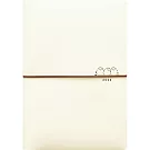 【日本EL COMMUN】2026 方格週記事手帳B6 ‧ 北長尾山雀/米白色