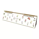 【日本EL COMMUN】2026 線圈可立式桌曆 ‧ Mois et Fleurs