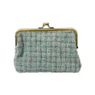 【日本丸真】MOON 英倫風復古雙扣小包包 藍灰格子 藍灰格子