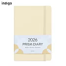 Indigo 2026 Prism Weekly B6 週日記  VANILLA