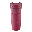 [星巴克]紅色星芒皮套不鏽鋼杯