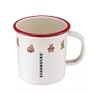 [星巴克]可愛薑餅人琺瑯杯