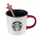 [星巴克]薑餅人造型杯匙組