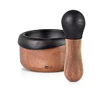 德國AdHoc 鑄鐵實木研缽組