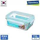 Glasslock 強化玻璃微波保鮮盒-長方形 715ml