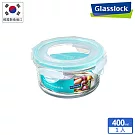 Glasslock 強化玻璃微波保鮮盒-圓形 400ml