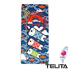【TELITA】超細纖維日系和風浴巾/溫泉浴巾/海灘巾  鯉魚旗