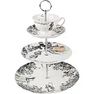 《V&A》茶杯+3層點心盤 | 下午茶盤 - 夢遊仙境