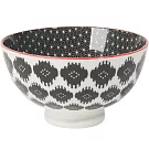 《NOW》圖騰餐碗 | 飯碗 湯碗 - 花瓣黑S