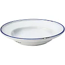 《Utopia》復古石陶深餐盤 | 餐具 器皿 盤子 - 藍23cm