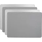 《CreativeTops》長方雙面餐墊4入(銀灰) | 桌墊 杯墊