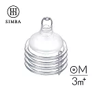 【小獅王辛巴】超柔防脹氣寬口圓孔奶嘴4入(S/M/L/SS) M