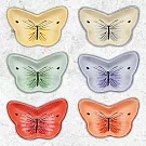 《NOW》石陶醬料碟6入 | 醬碟 醬油碟 小碟子 小菜碟 - 蝴蝶