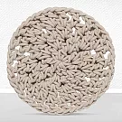 《danica》Heirloom圓形鉤針編織隔熱墊 | 桌墊 鍋墊 餐墊 耐熱墊 杯墊 - 米灰